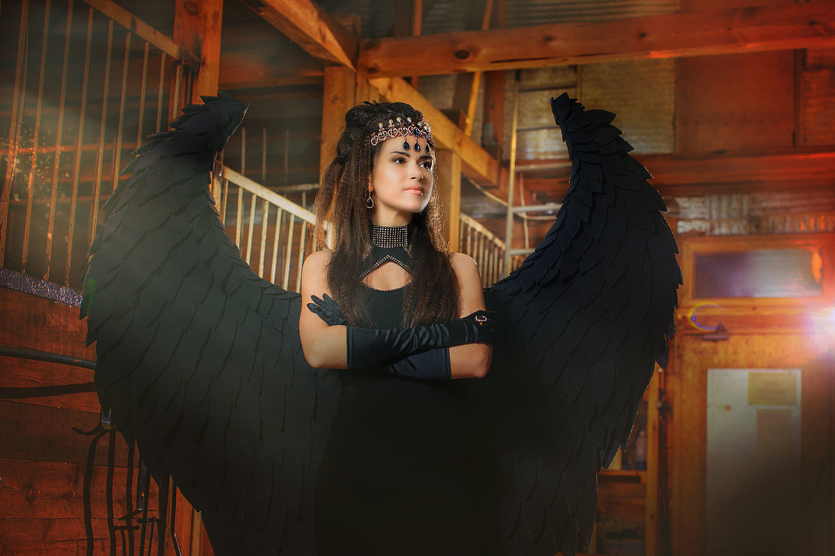 "BLACK ANGEL" - Ирина Митрофанова студия Мона Лиза