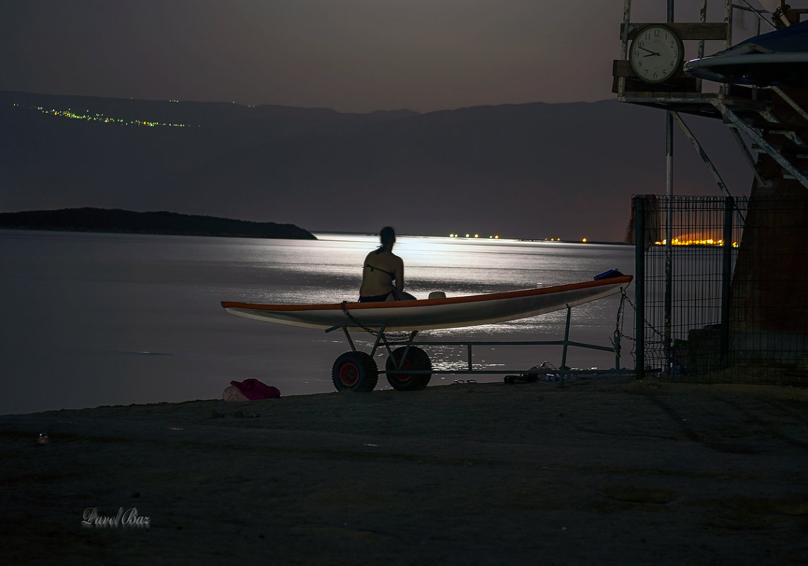 ночной пляж Мёртвого моря... - Павел Баз