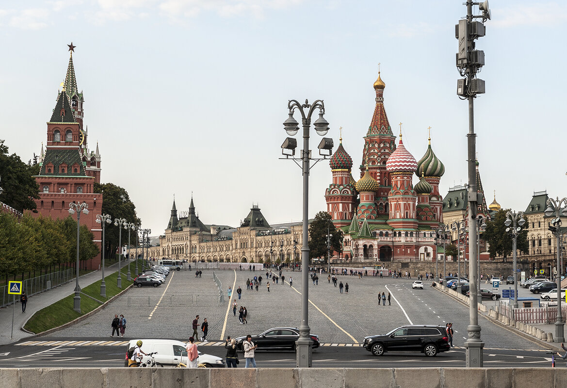 Вид на Красную Площадь с Москва-реки - Ольга Дядченко