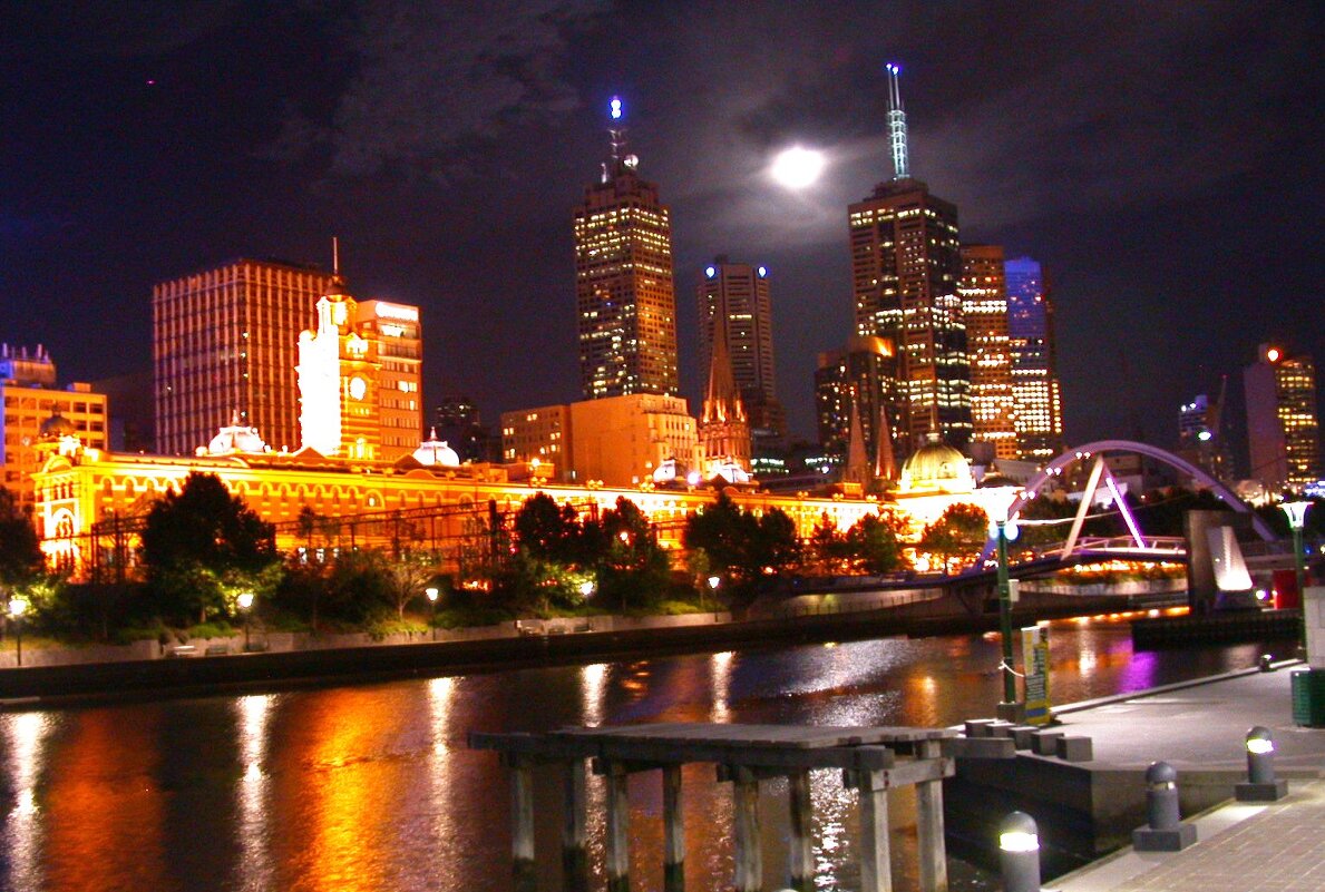 Ночной Мельбурн, Австралия - ГЕНРИХ 