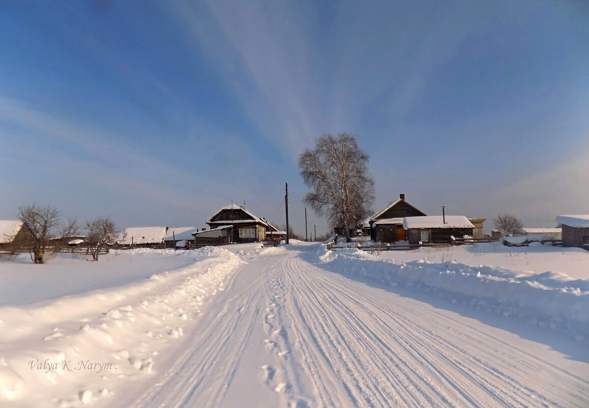 Зима в деревне - Valentina Kolotovkina