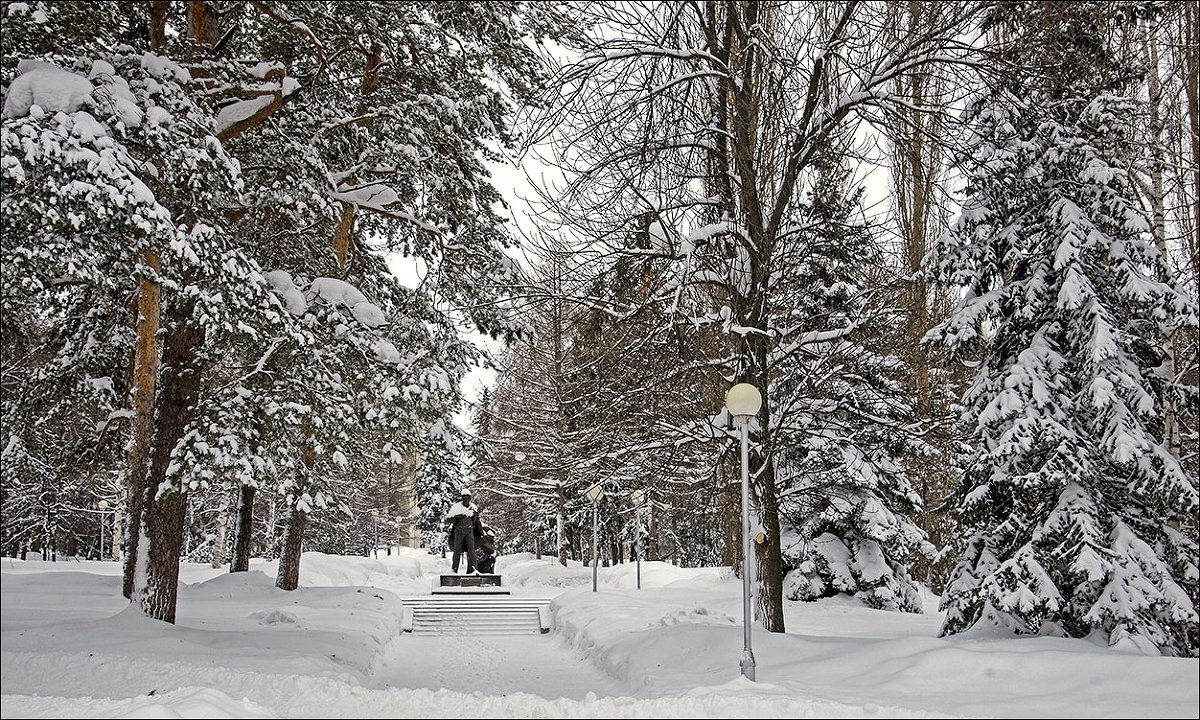 Заснеженный парк - Любовь Потеряхина