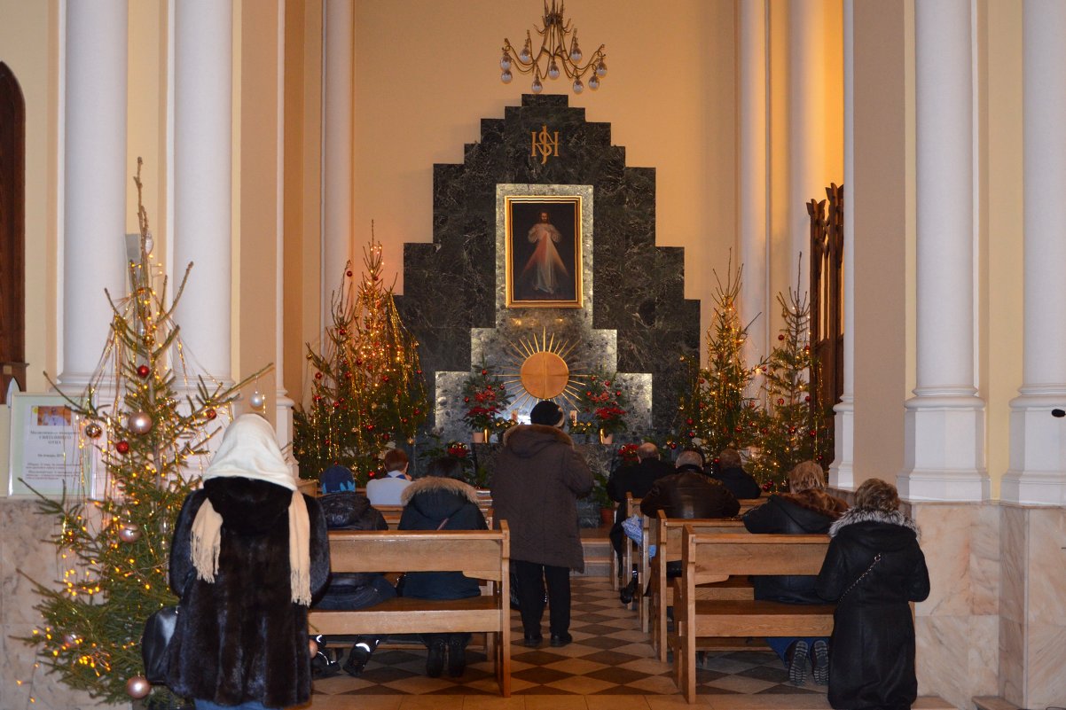 Новый год в католическом храме. - Oleg4618 Шутченко