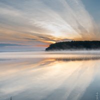 Яузское водохранилище. Восход :: Александр 