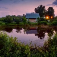 Вечер в деревне :: Владимир Голиков