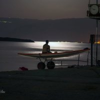 ночной пляж Мёртвого моря... :: Павел Баз