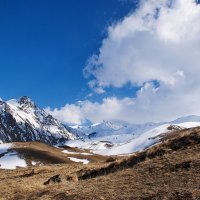 Зимний пейзаж в горах :: Мария Кривошеина