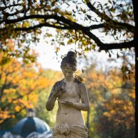 Скульптура в осеннем парке :: Vasiliy V. Rechevskiy