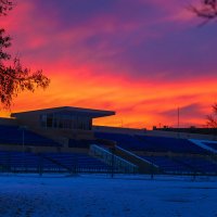 Sunset over the stadium :: Дмитрий Данилов