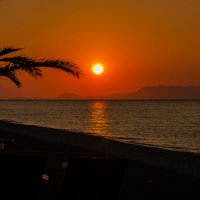 закат в Греции,Родос :: Александра Макиди