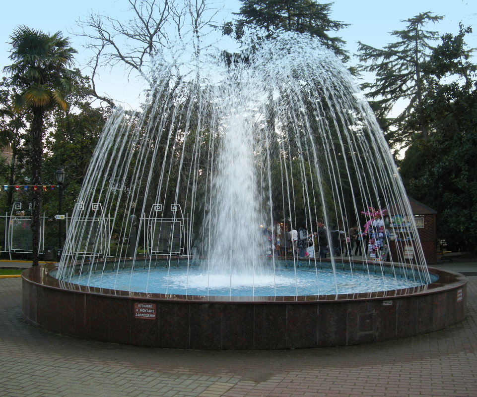 фонтан в январе - дмитрий панченко