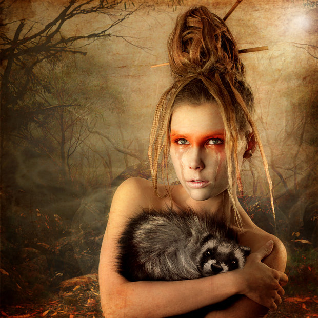 Girl With a Werecat - Vladimir (Volf) Kirilin