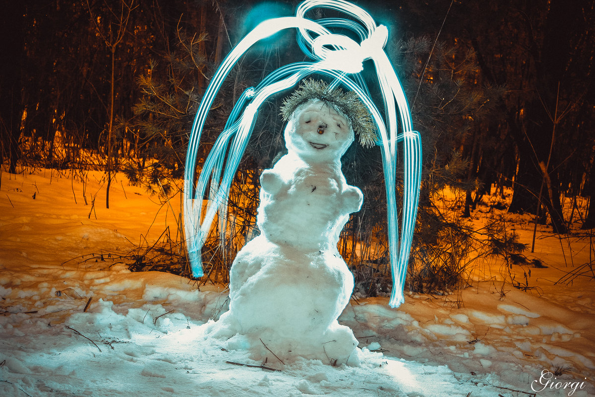 радостный снеговик - Георгий 