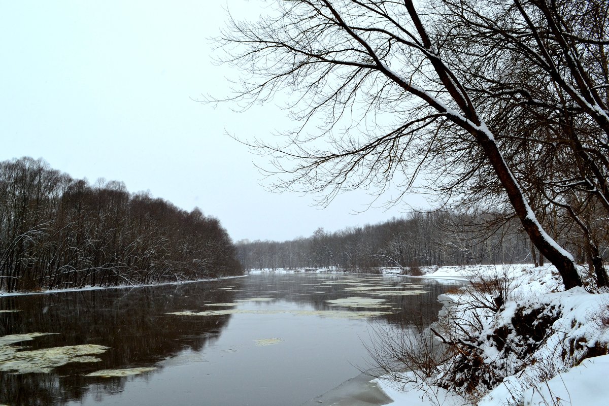 зима на реке - Наталия Лыкова