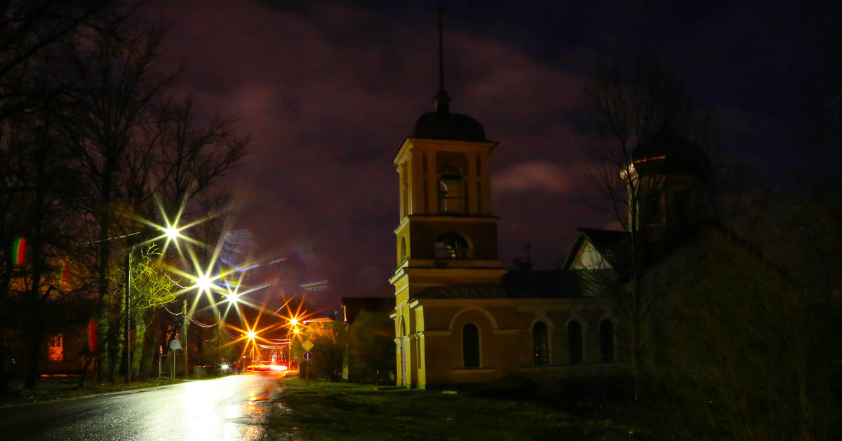 Великий Новгород, просто церковь и розовые облака - Наталья 