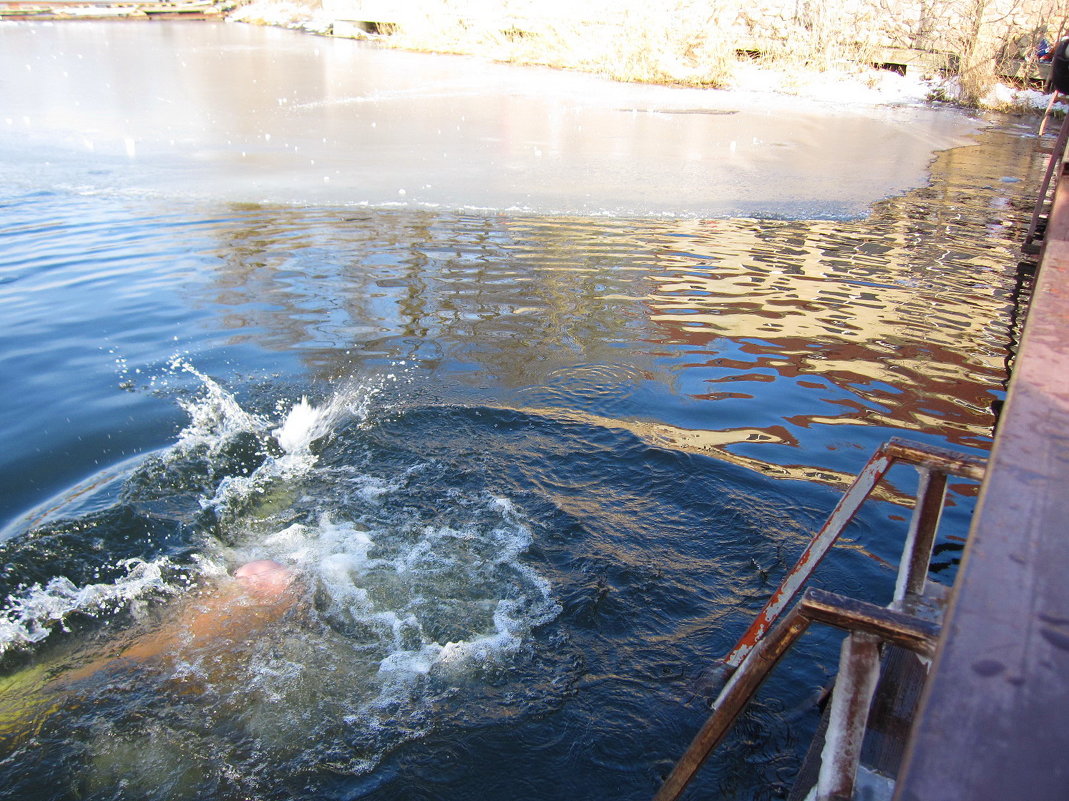 Зимнее подводное плавание - Наталия С-ва