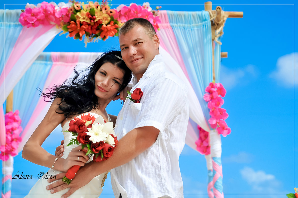 Яна и Денис свадьба в Доминикане - Алана 