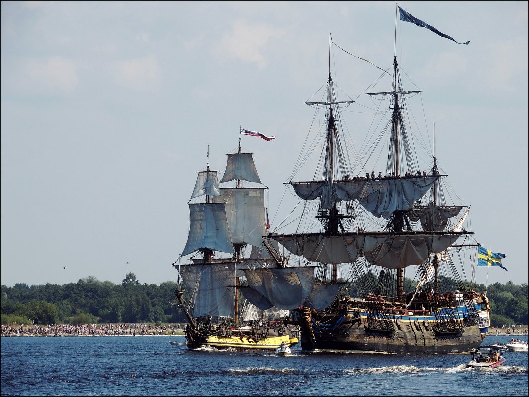 Шведский парусник GotheborG и Российский парусник Штандарть(Санкть-Петербургь) - Viktor Makarov