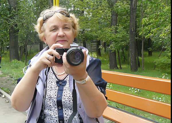 В парке с новым фотоаппаратом - Инна Ивановна Нарута