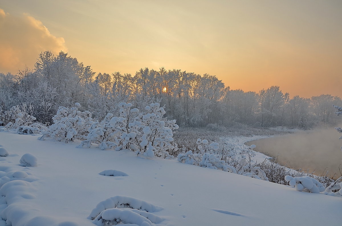 Зимний пейзаж - Нина Штейнбреннер