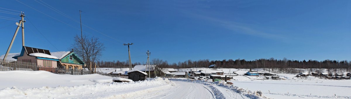 Деревня зимой - Иван Клещин