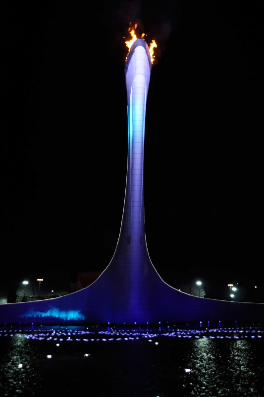Олимпийский огонь в Сочи - Дарья 