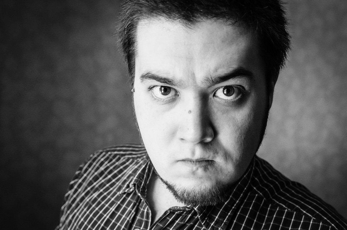 Автопортрет Angry - Лукман Нуриахметов