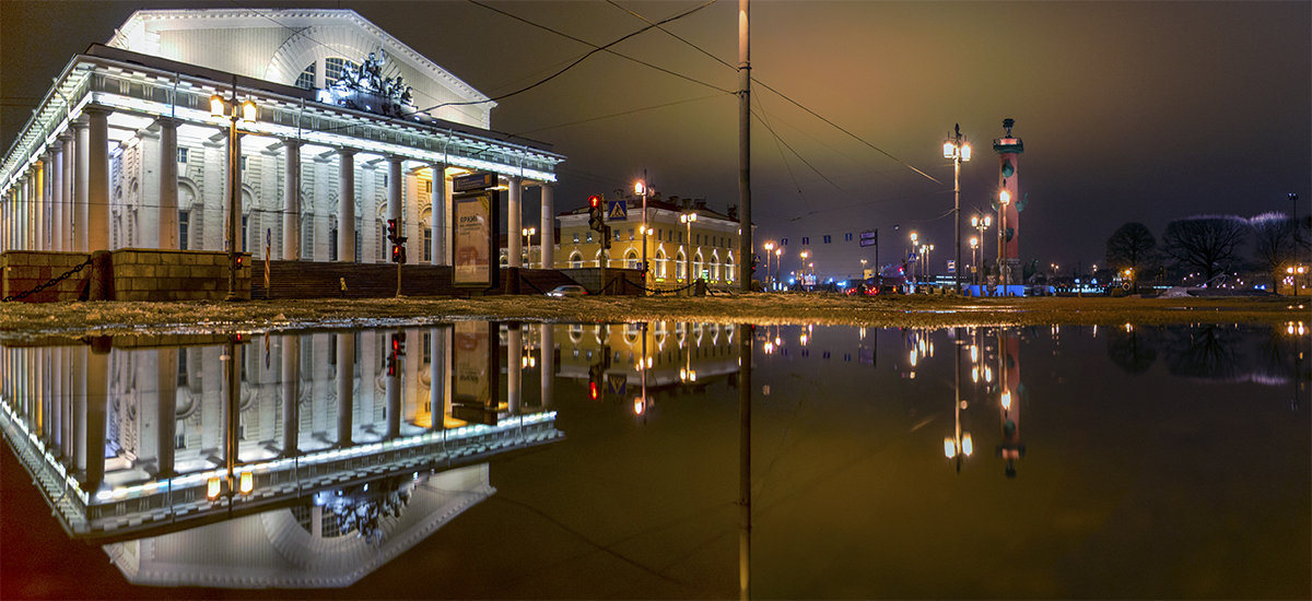 Отражение на Биржевой площади - Valeriy Piterskiy