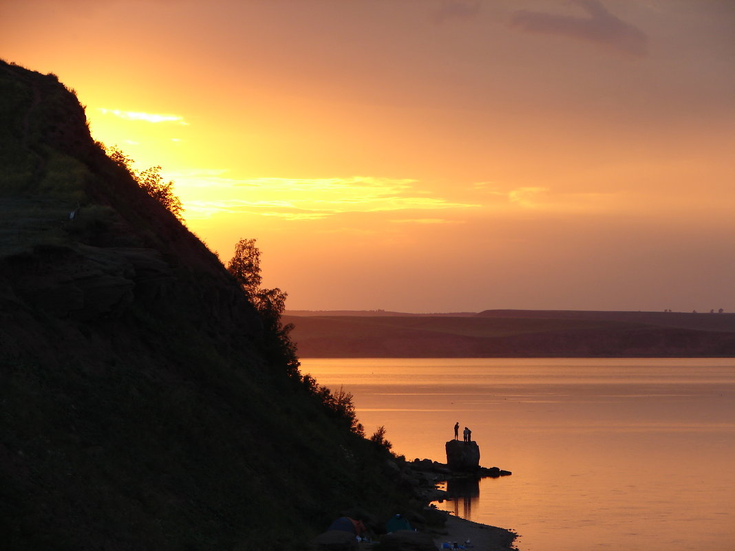 Закат на озере Аслы-куль - Полина 