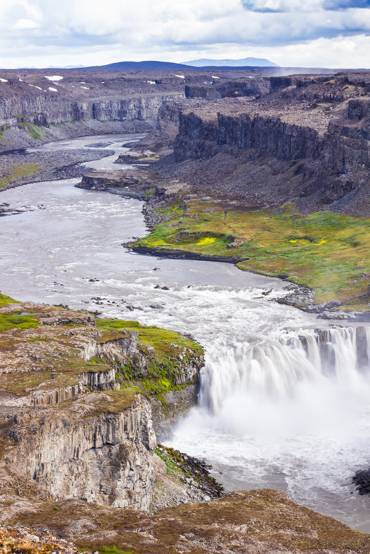 Хафрагилсфосс (Исландия) - водопад на север от Деттифосса. - Вячеслав Ковригин