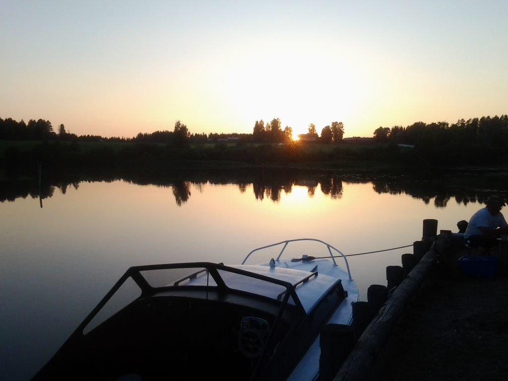 закат рыбалка в финляндии - юрий 
