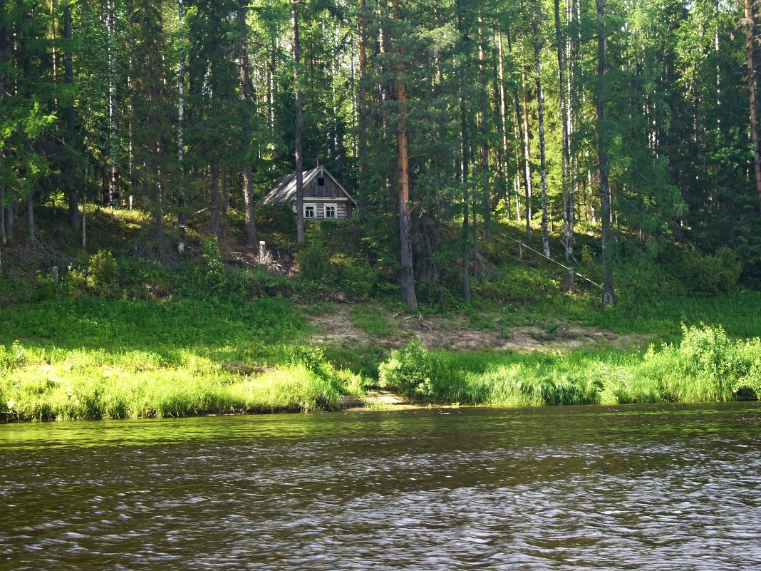 Очередная изба на реке Пинега - Иван Клещин