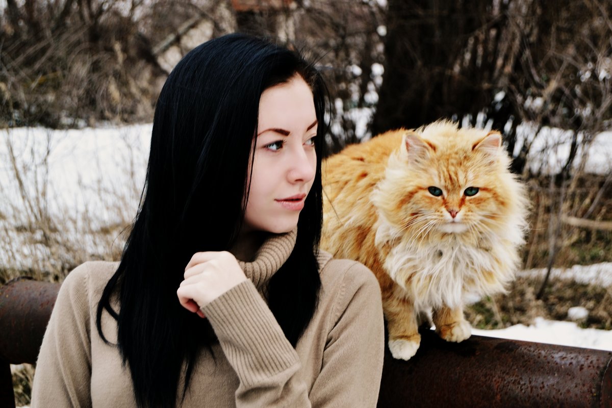 я и кот) - Олечка Зайцева