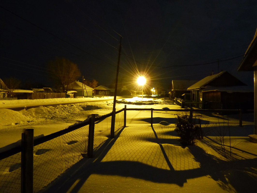 Зимняя ночь в деревне - Геннадий Ячменев