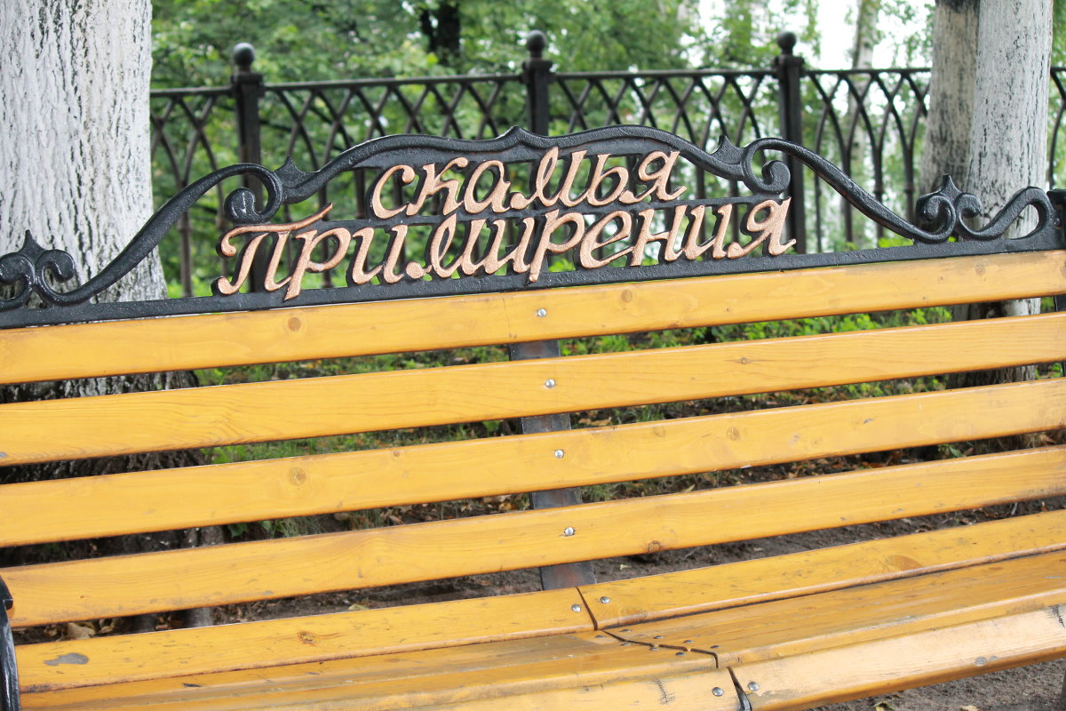 Вот такие скамеечки стоят по всему Ярославлю - Полина Бесчастнова