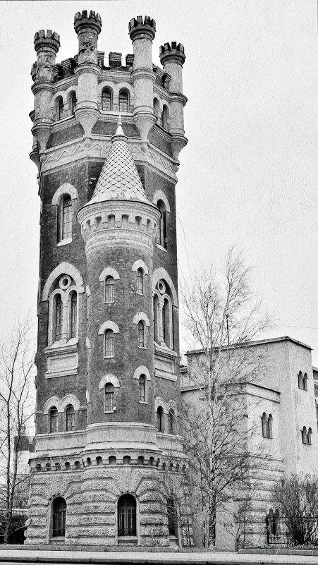 Водонапорная (Пристрельная) башня Обуховского завода. 1898г - Аркадий Алямовский