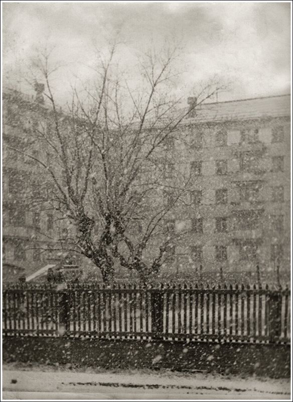 Весенний снегопад в г. Серове. - Александр Рязанов