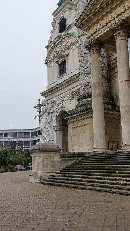 Собор Карлскирхе в Вене (Karlskirche). - Александр Тверской