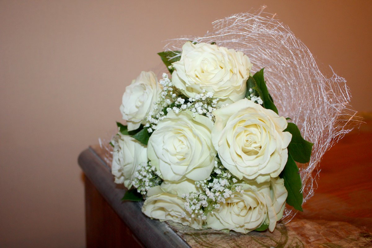 Свадебные белые розы - Ольга Ситникова