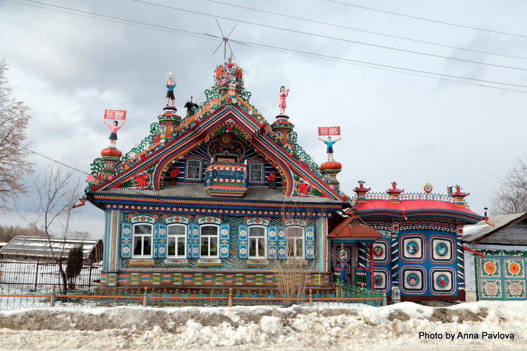 дом кузнеца Кириллова в деревне Кунара - Анна Павлова