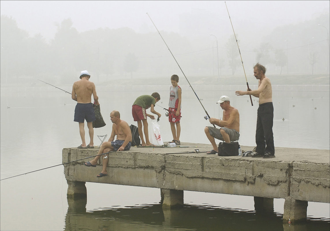 Рыбалка (Москва, 2010 год, лето, смог) - Владимир 