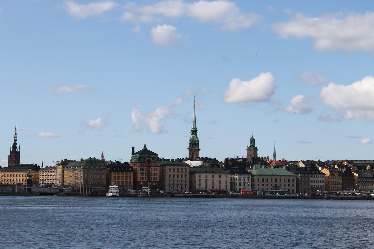 Вид на Старай город. Стокгольм. - Дина Нестерова