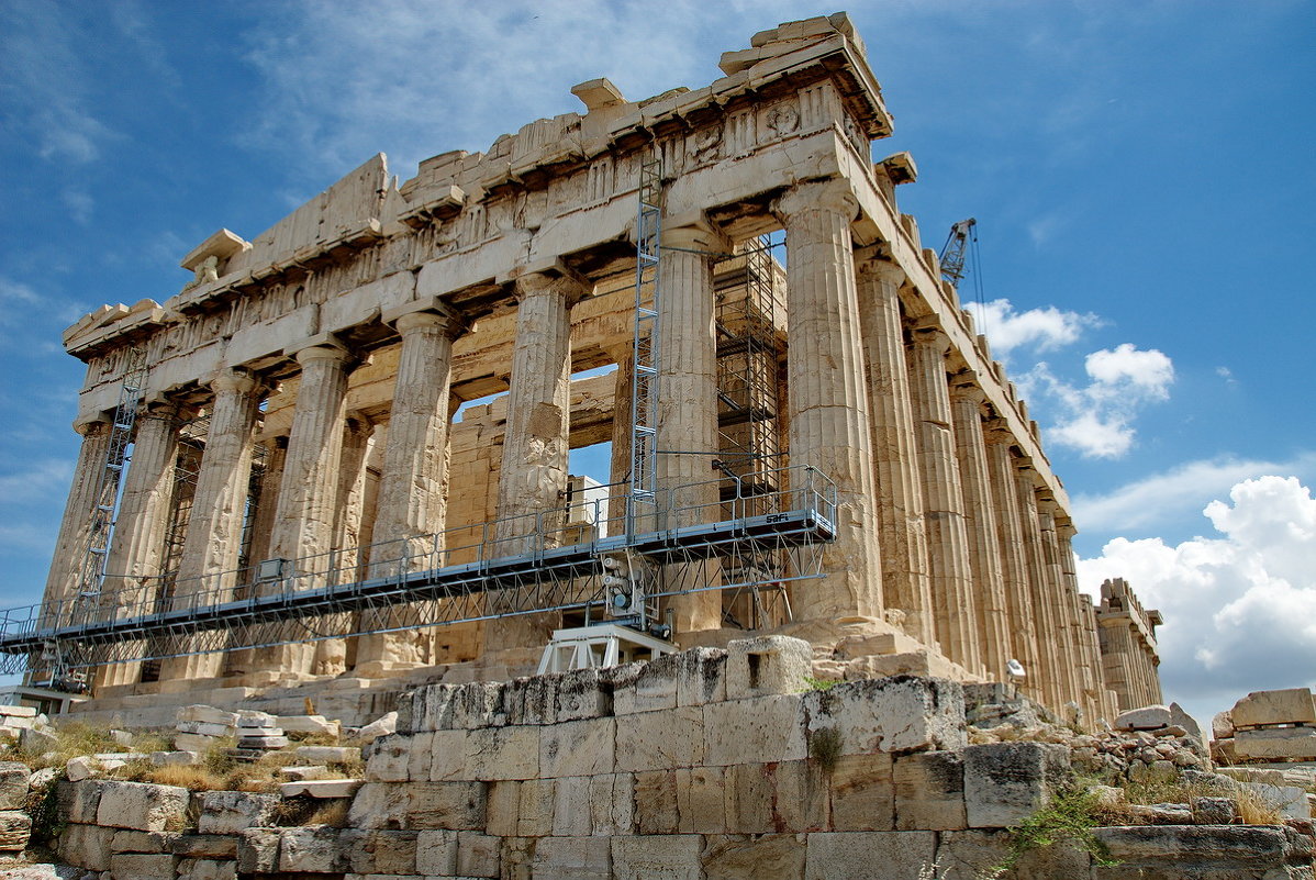 Храм Афины на холме Акрополь. - Эдуард Закружный