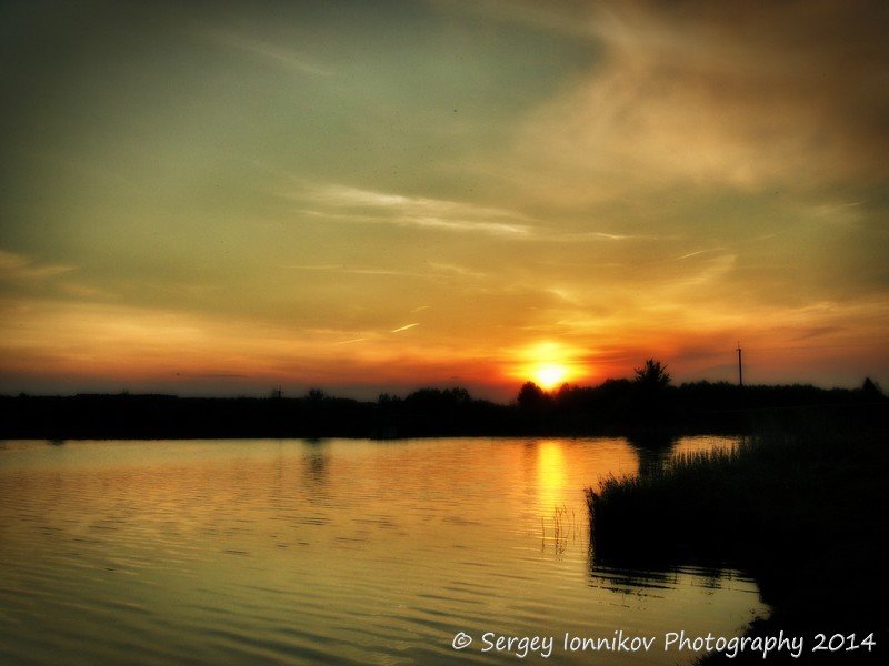 Andrushivka. Red Hill. Staskova dam. Sunset. May 2014 - Сергей Ионников