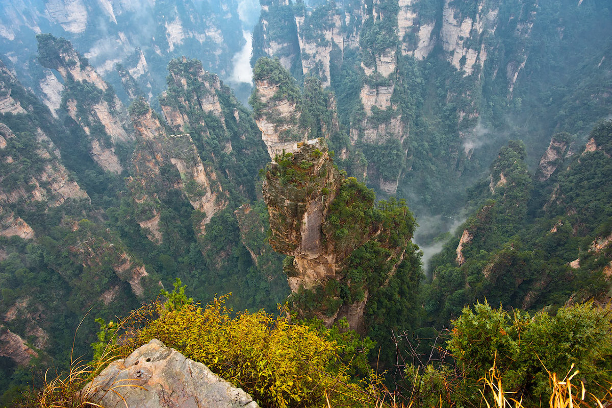 Летучие скалы Китай