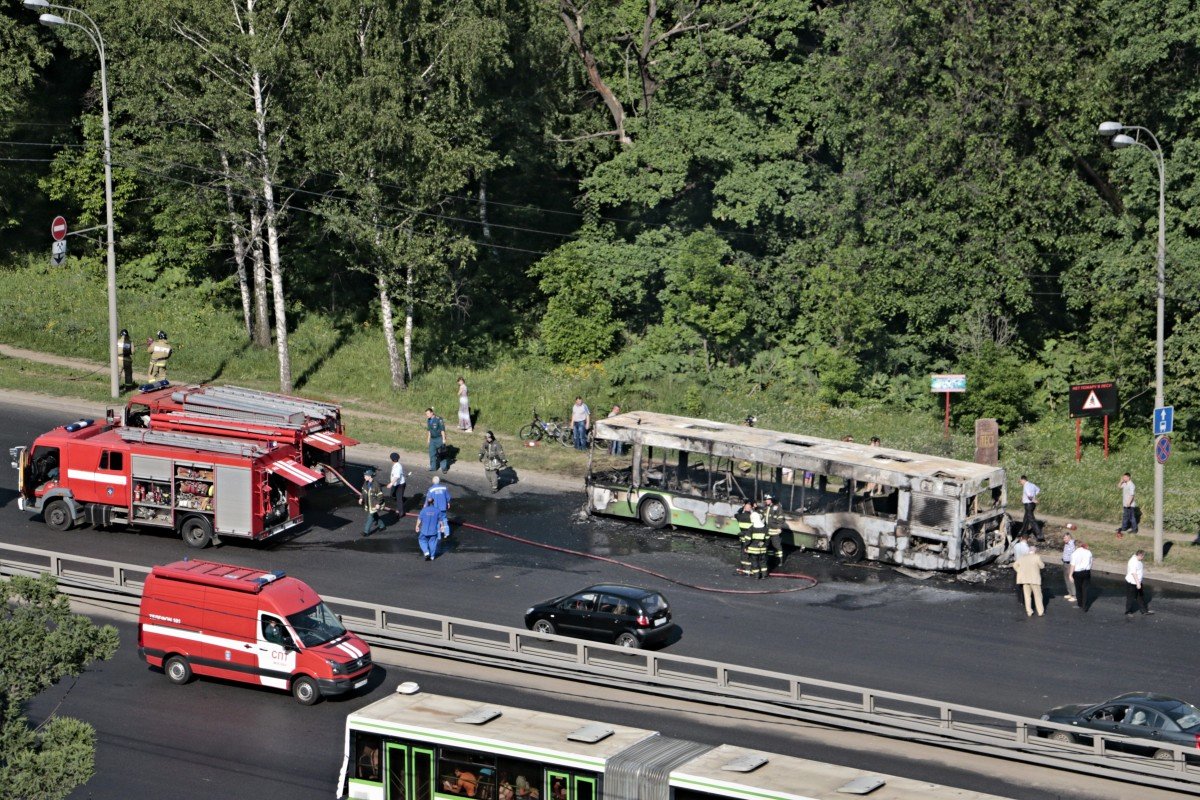 Пожар автобуса на Варшавском шоссе (9) - Николай Ефремов