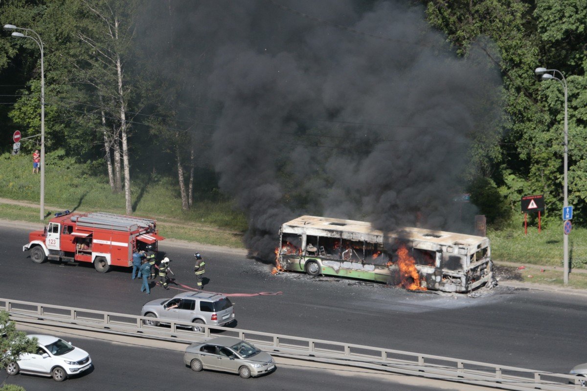Пожар автобуса на Варшавском шоссе (5) - Николай Ефремов