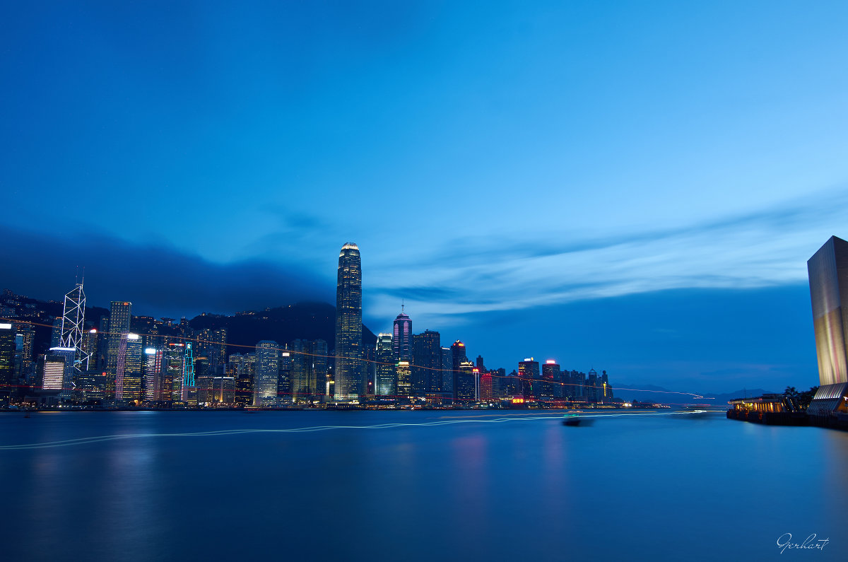 Hong Kong at sunset - Георгий Муравьев