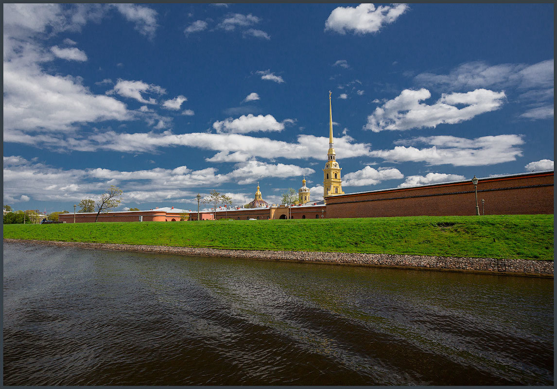 СПб. Вид на Петропавловскую крепость с Кронверкского пролива. - Евгений Никифоров