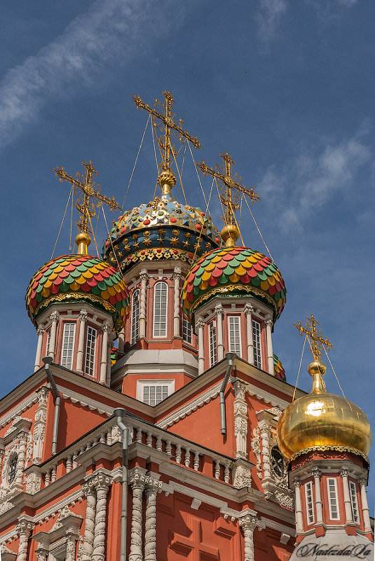 Купола Рождественской церкви - Надежда Лаптева